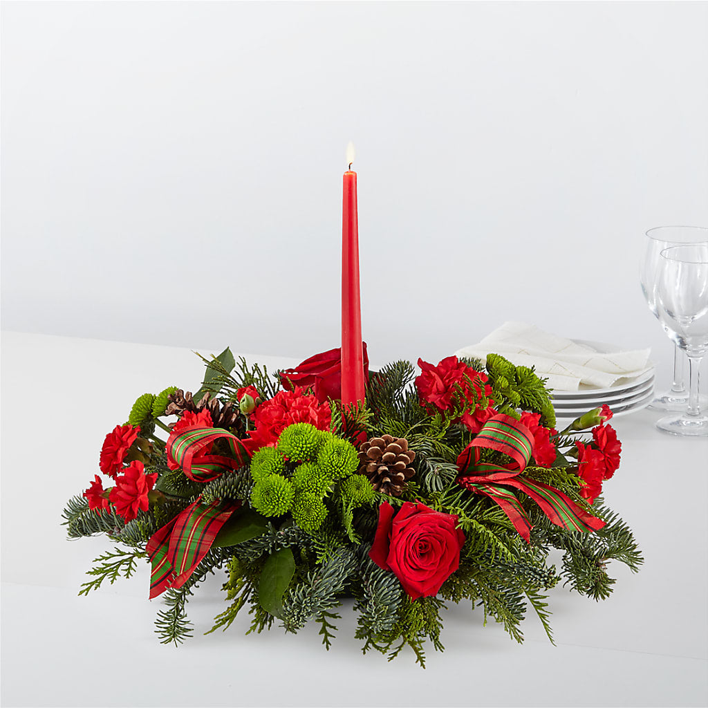 By the Candlelight Centerpiece – San Diego Finest Florist, San Diego CA