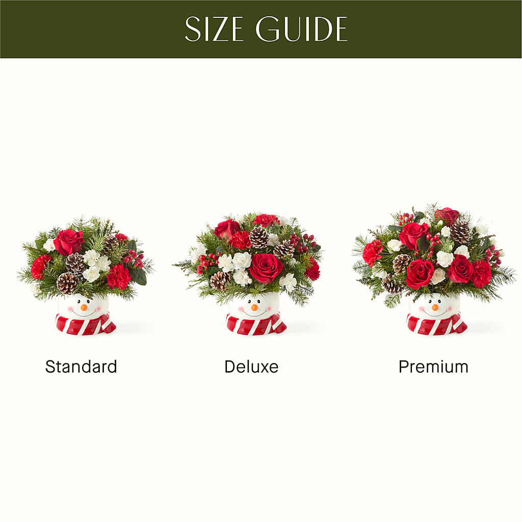 Jolly Snowman Bouquet – San Diego Finest Florist, San Diego CA