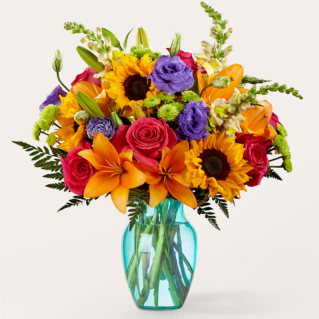 Double Rainbow Bouquet – San Diego Finest Florist, San Diego CA