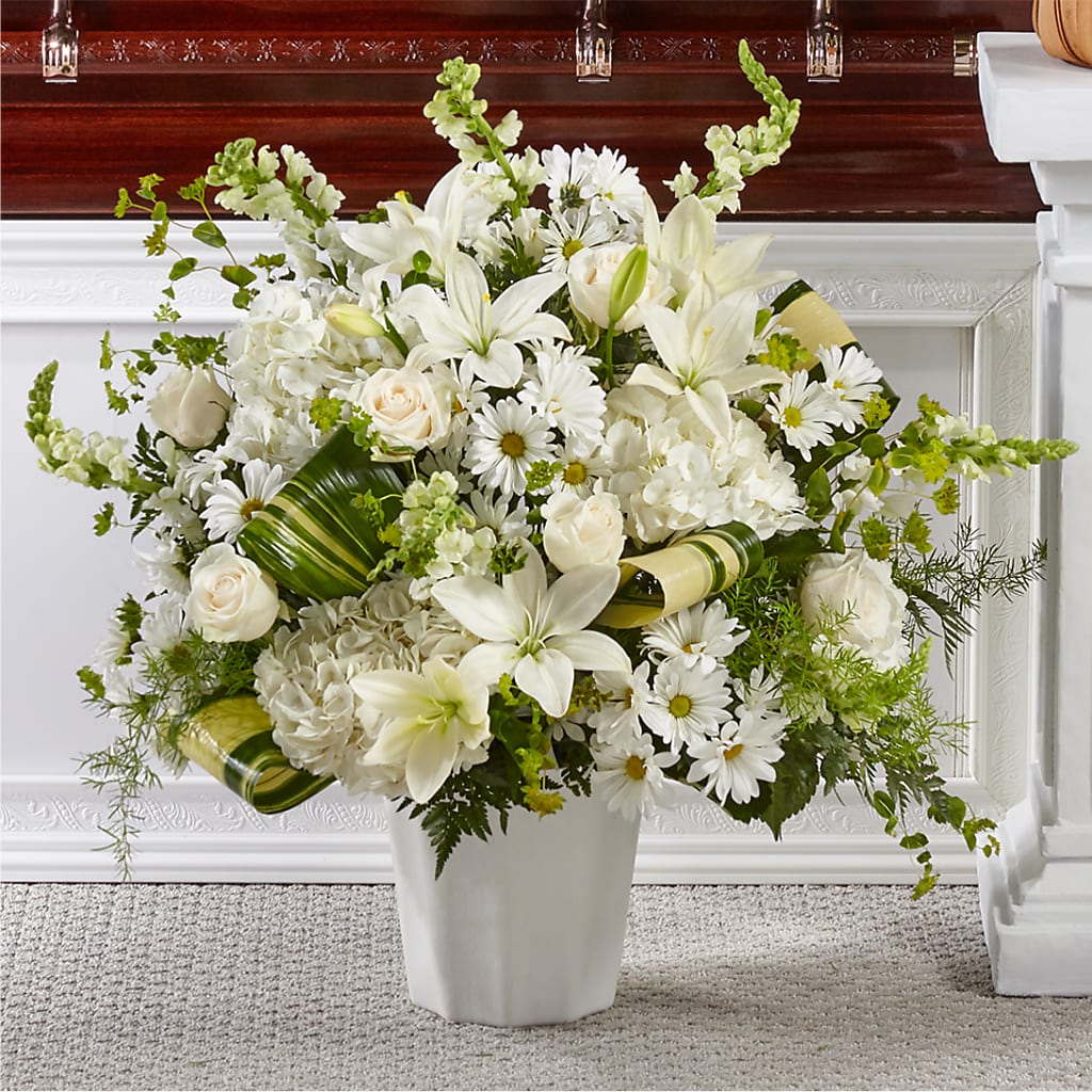 Thoughts of Tranquility Floor Basket – San Diego Finest Florist, San Diego CA