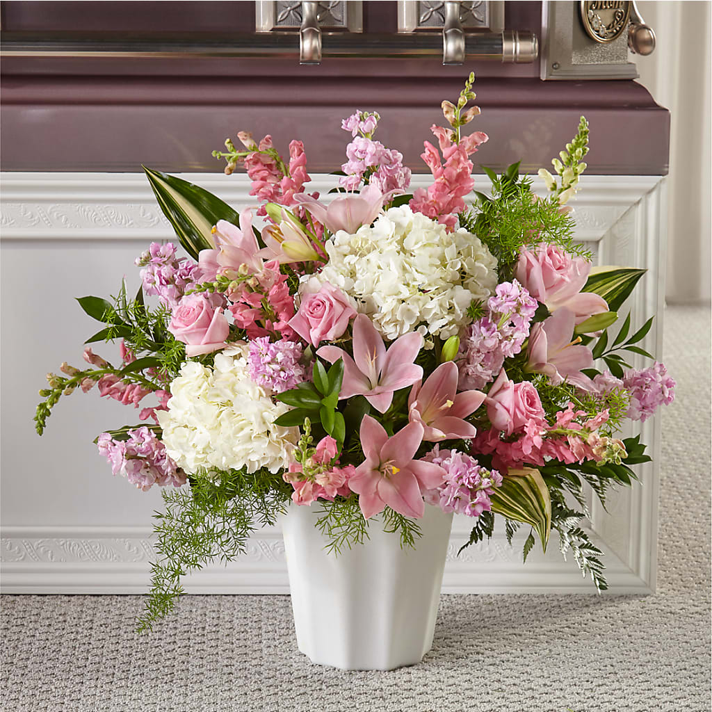 Simply Serene Floor Basket – San Diego Finest Florist, San Diego CA