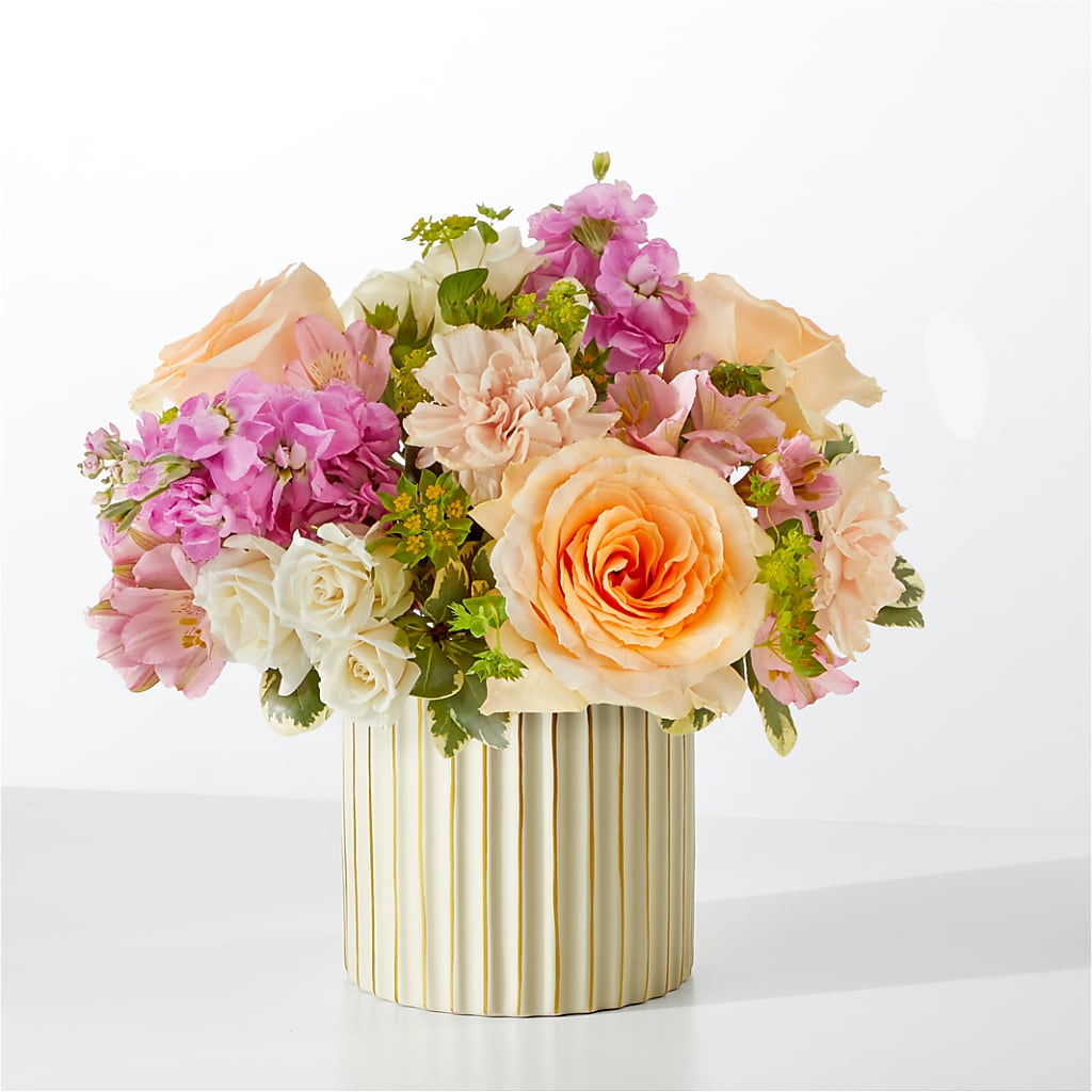Paradise Bouquet with Ivory Vase – San Diego Finest Florist, San Diego CA