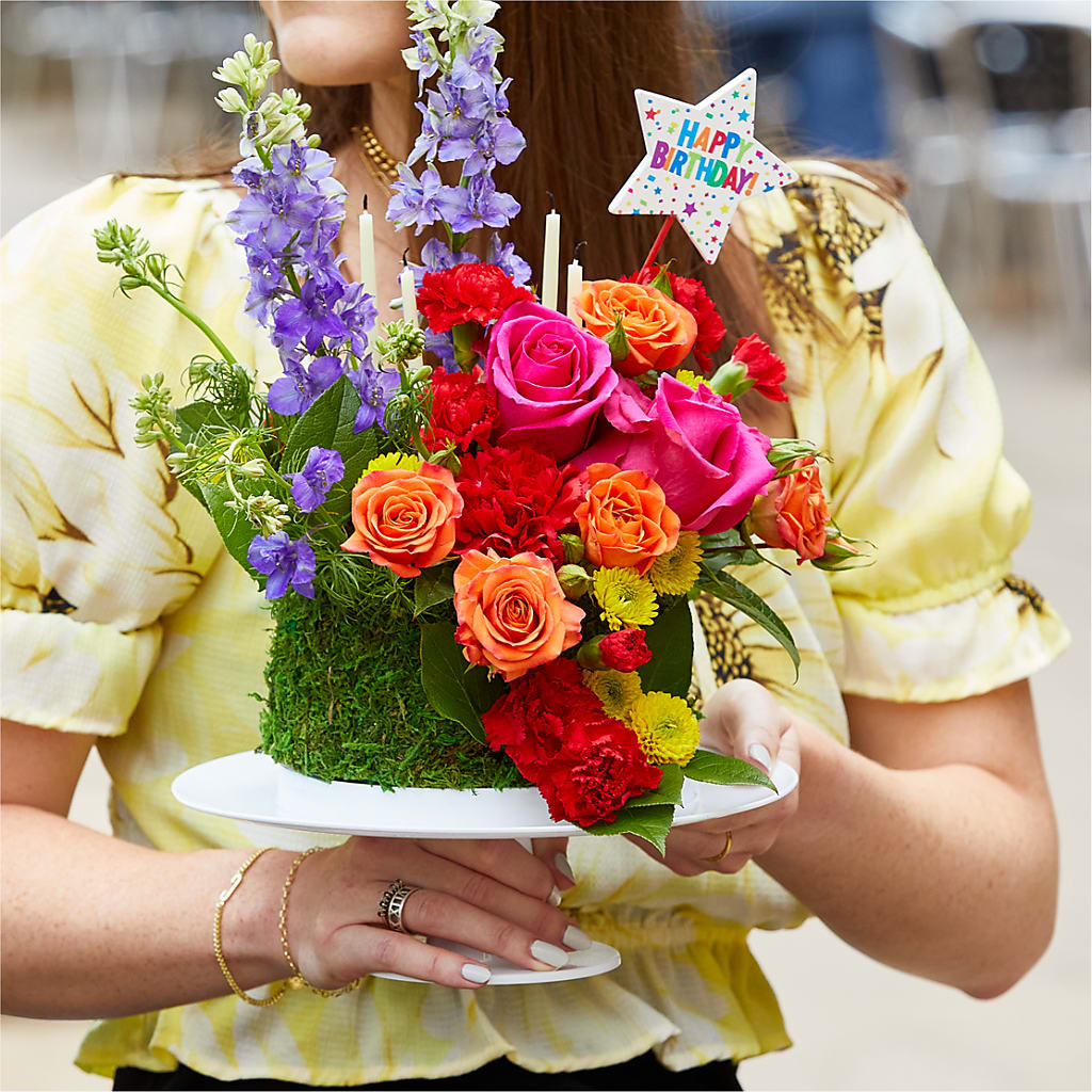 Best Year Yet Floral Cake – San Diego Finest Florist, San Diego CA