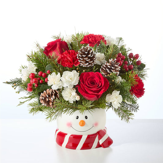 Jolly Snowman Bouquet –  San Diego Finest Florist, San Diego CA