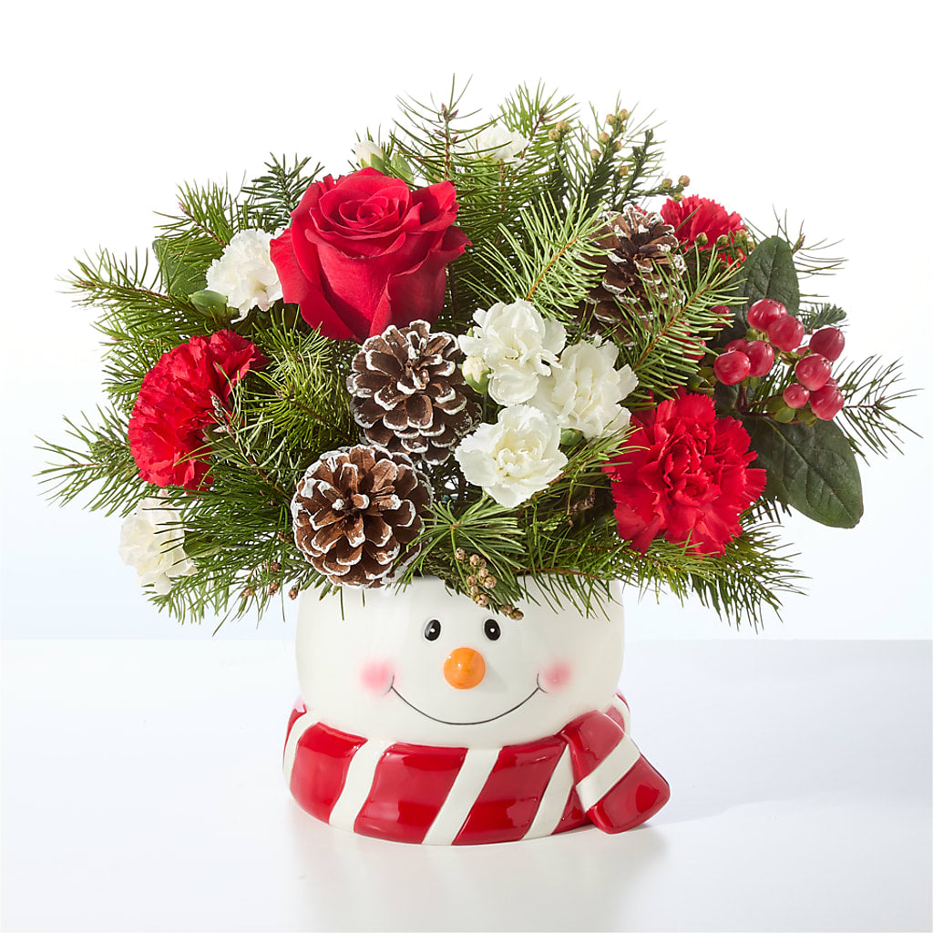 Jolly Snowman Bouquet –  San Diego Finest Florist, San Diego CA