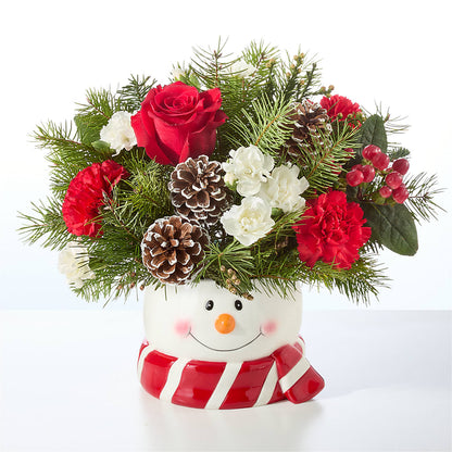 Jolly Snowman Bouquet –  San Diego Finest Florist, San Diego CA