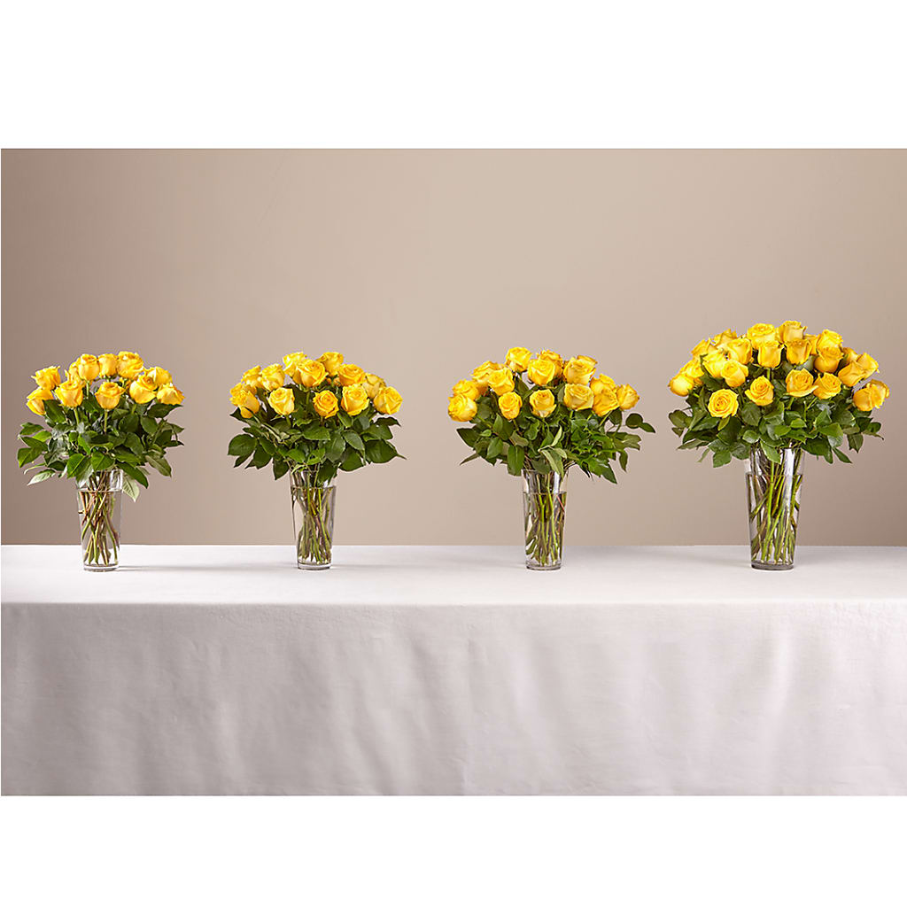 Long Stem Yellow Rose Bouquet –  San Diego Finest Florist, San Diego CA