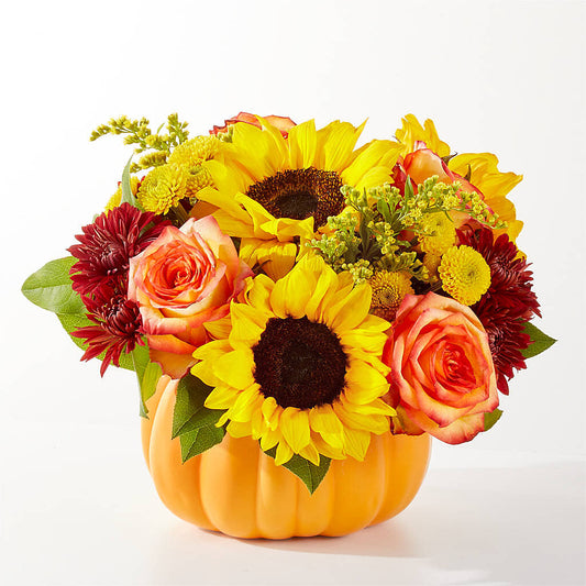 Golden Gourd Pumpkin Bouquet –  San Diego Finest Florist, San Diego CA